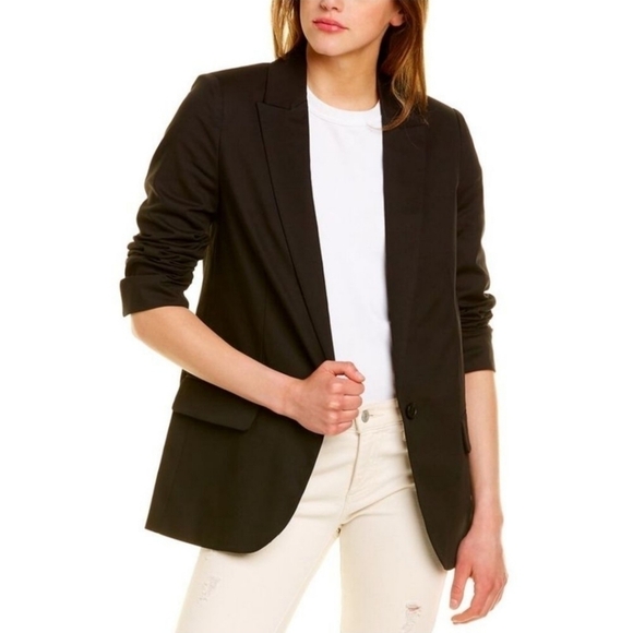 New Zadig & Voltaire Viva Skull Stars Strass Black Blazer Suit Jacket NWT 34/XS - Picture 6 of 15